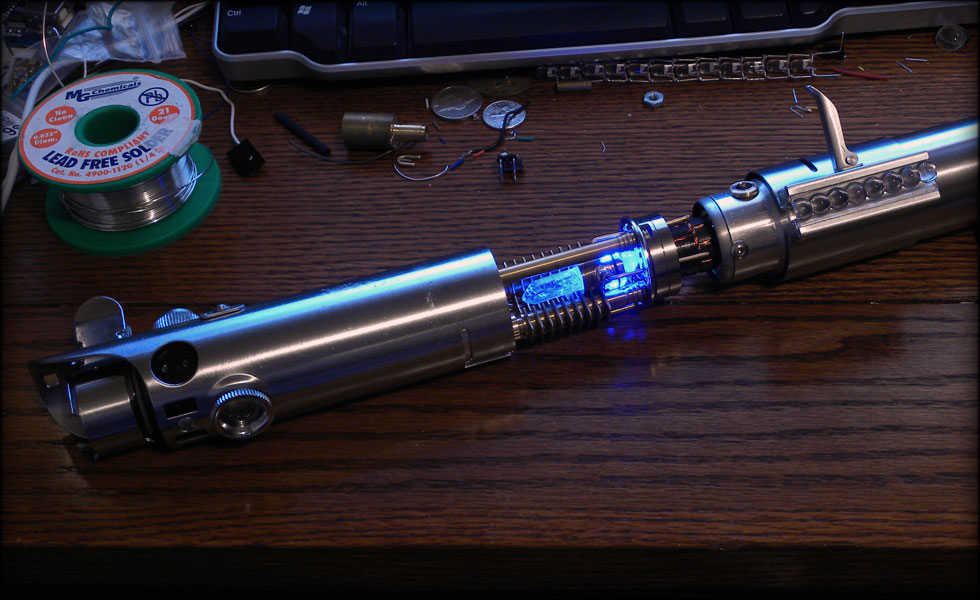 reverse grip lightsaber